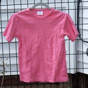 Hanna Andersson 140 CM Pink Tshirt Organic Cotton & tights too. See Below!